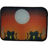 Miapet Elekli Desenli Kedi Tuvalet Önü Paspası 60 x 45 cm Gün Batımı - 000-Siyah - Option-1