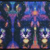 Miapet Elekli Desenli Kedi Tuvalet Önü Paspası 60 x 45 cm Üç Kedi