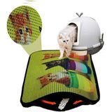 Miapet Miapet Elekli Desenli Kedi Tuvalet Önü Paspası 60 x 45 cm Yıkanabilir ve Dayanıklı Malzeme