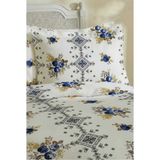 Miar home perde tekstil Miar Çift Kişilik Pike/yatak Örtüsü Takımı 3 Parça - Lacivert - 160 x 200 cm