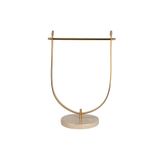 MIARIK DESIGN & DEKORASYON Mermer Tabanli Pirinç El Havluluk Bej Gold