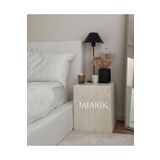 MIARIK DESIGN & DEKORASYON Traverten Mermer Kayl Yan Sehpa , Masa , Orta Sehpa , Zigon