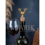 Miarik Design Geyık Gold Şışe Mantar , Şarap Tıpası , Yagdanlık Tıpası , Yagdanlık Mantarı