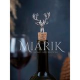 Miarik Design Geyık Sılver Şışe Mantar , Şarap Tıpası , Yagdanlık Tıpası , Yagdanlık Mantarı