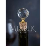 Miarik Design Krıstal Şışe Mantar , Şarap Mantarı , Şarap Tıpası , Yagdanlık Tıpası , Yagdanlık Mantarı