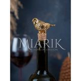 Miarik Design Kus Şışe Mantar , Şarap Mantarı , Şarap Tıpası , Yagdanlık Tıpası , Yagdanlık Mantarı