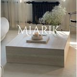 Miarik Design Mermer Küp Kare Orta Sehpa - abc