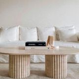 MIARIK DESIGN Mermer Silindir Orta Sehpa