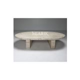 MIARIK DESIGN Mermer Traverten Küt Kesim Orta Sehpa