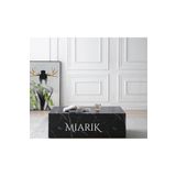 MIARIK DESIGN Siyah Toros Mermer Küp Orta Sehpa
