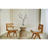 MIARIK DESIGN Tasarım Charissa Traverten Mermer Masa
