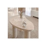 MIARIK DESIGN Traverten Fasulye Sehpa