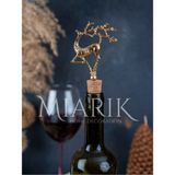Miarik Design Ucan Geyık Sılver Şışe Mantar , Şarap Mantarı , Şarap Tıpası , Yagdanlık Tıpası , Yagdanlık Mantarı