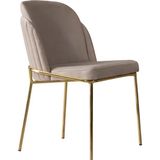 Miarik Design Yemek Odası Sandalyesi , Mutfak Sandalyesi Metal Ayaklı - Ahşap - Beyaz