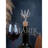 Miarik Design Zeytın Dalı Şışe Mantar , Şarap Mantarı , Şarap Tıpası , Yagdanlık Tıpası , Yagdanlık Mantarı
