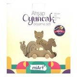 MİART AHŞAP OYUNCAK BOYAMA SETİ 04 TREN