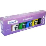 miart guaj boya tempera 6 lı set 30 ml 306 - Yok