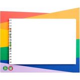 Miart Sanatsal Blok Defter 180 gr 25X35 cm 20 Yp + 5 Yp Fon Kartomu - Karışık-Çok Renkli - Resim Defteri