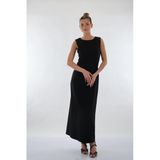 Miaruj Minimalist Kolsuz Maxi Elbise - Günlük & Özel Gün
