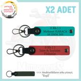 MiaWiki 0- Kan Grubu Yazılı Motorcu Anahtarlık, Standart, MH-KAN-MT-10955x2, Nar Çiçeği-Koyu Turkuaz-yeşil, üniseks-yetişkin