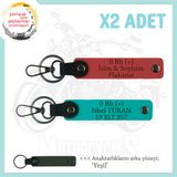 MiaWiki 0+ Kan Grubu Yazılı Motorcu Anahtarlık, Standart, MH-KAN-MT-9955x2, Nar Çiçeği-Koyu Turkuaz-yeşil, üniseks-yetişkin