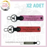 MiaWiki 0 Rh (+) Kan Grubu Anahtarlık Motor Plaka, Standart, MH-KAN-MT-9972x2, Nar Çiçeği-Pembe-gri, üniseks-yetişkin