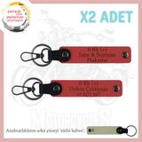 MiaWiki 0 Rh (+) Kan Grubu Deri Anahtarlık Motor Plaka, Standart, MH-KAN-MT-9993x2, Nar Çiçeği-sütlü kahve, üniseks-yetişkin