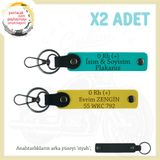 MiaWiki 0 Rh (+) Kan Grubu Yazılı Anahtarlık Hediyesi, Standart, MH-KAN-MT-9659x2, Koyu Turkuaz-Sarı-siyah, üniseks-yetişkin
