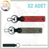 MiaWiki 0 Rh (+) Kan Grubu Yazılı Anahtarlık, Standart, MH-KAN-MT-9957x2, Nar Çiçeği-Kül Gri-lacivert, üniseks-yetişkin