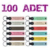 MiaWiki 100'lü Set Karne Hediyesi Anahtarlık, Standart, MH-KAN8643X100, üniseks-yetişkin