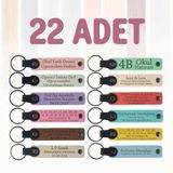 MiaWiki 22'li Set Veteriner Teknikerliği Anahtarlık, Standart, MH-KAN8713X22, üniseks-yetişkin
