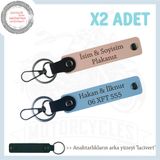 MiaWiki 2li Anahtarlık Motor Temalı İsim Plaka Yazılı, Tek Ebat, MH-KAN-MT-12222x2, Yavruağzı-Gök Mavi-lacivert, üniseks-yetişkin