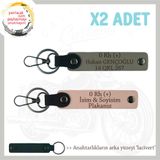 MiaWiki 2'li Anahtarlık Motosiklet Maceracılarına Özel, Tek Ebat, MH-KAN-MT-10237x2, Yavruağzı-Kül Gri-lacivert, üniseks-yetişkin
