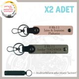 MiaWiki 2'li Anahtarlık Motosiklet Maceracılarına Özel, Tek Ebat, MH-KAN-MT-11237x2, Yavruağzı-Kül Gri-lacivert, üniseks-yetişkin