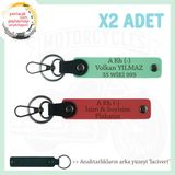 MiaWiki 2li Anahtarlık Nar Çiçeği Yeşil Laci, Standart, MH-KAN-MT-7015x2, Nar Çiçeği-Yeşil-lacivert, üniseks-yetişkin