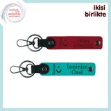 MiaWiki 2'li Hediye Set Ayyıldız Türkiye Anahtarlık, 11.5 cm x 2.3 cm, MH-KAN-33667x2, kırmızı-koyu turkuaz, üniseks-yetişkin