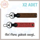 MiaWiki 520 741 8 Sayısıyla Denge Huzur Anahtarlığı, Standart, MH-KAN5112x2, Nar Çiçeği-Açık Kahve, üniseks-yetişkin