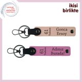 MiaWiki 61 Trabzon Desenli Anahtarlık Takımı, Standart, MH-KAN-61-418x2, yavru ağzı-pembe, üniseks-yetişkin