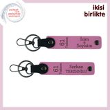 MiaWiki 61 Trabzon Temalı Anahtarlık Pembe Set, Standart, MH-KAN-61-328x2, pembe-pembe, üniseks-yetişkin