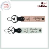 MiaWiki 61 Trabzon Temalı Deri Anahtarlık Takımı, Standart, MH-KAN-61-408x2, yavru ağzı-beyaz, üniseks-yetişkin