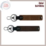 MiaWiki 61 Trabzon Temalı Kişisel Anahtarlık Seti, Standart, MH-KAN-61-106x2, açık kahve-koyu kahve, üniseks-yetişkin