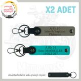 MiaWiki A Kan Grubu Motosiklet Anahtarlık İkili Set, Standart, MH-KAN-MT-6718x2, Kül Gri-Koyu Turkuaz-siyah, üniseks-yetişkin