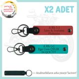 MiaWiki A+ Kan Grubu Yazılı Motorcu Anahtarlık, Standart, MH-KAN-MT-5952x2, Nar Çiçeği-Koyu Turkuaz-lacivert, üniseks-yetişkin