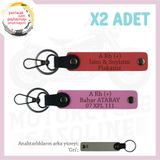 MiaWiki A Rh (+) Kan Grubu Anahtarlık Motorcular İçin, Standart, MH-KAN-MT-5972x2, Nar Çiçeği-Pembe-gri, üniseks-yetişkin