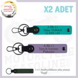 MiaWiki Acil Durum Anahtarlığı Motosiklet Severlere Özel, Standart, MH-KAN-MT-6870x2, Mor Menekşe-Koyu Turkuaz-yeşil, üniseks-yetişkin