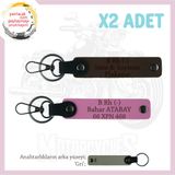 MiaWiki Acil Durum Anahtarlığı Motosiklet, Standart, MH-KAN-MT-8597x2, Koyu Kahve-Pembe-gri, üniseks-yetişkin