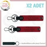 MiaWiki Acil Durum Anahtarlığı Set Motosiklet, Standart, MH-KAN-MT-5796x2, Kırmızı-lacivert, üniseks-yetişkin