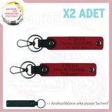 MiaWiki Acil Durum Anahtarlığı Set Motosiklet, Standart, MH-KAN-MT-9796x2, Kırmızı-lacivert, üniseks-yetişkin