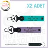 MiaWiki Acil Durum Anahtarlık Motosiklet Özel, Standart, MH-KAN-MT-6868x2, Mor Menekşe-Koyu Turkuaz-siyah, üniseks-yetişkin
