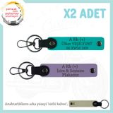 MiaWiki Acil Durum Anahtarlık Motosiklet Severlere Özel, Standart, MH-KAN-MT-5869x2, Mor Menekşe-Koyu Turkuaz-sütlü kahve, üniseks-yetişkin